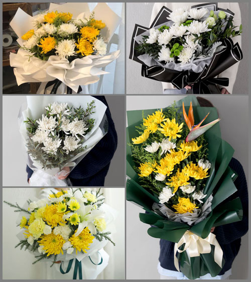 山西晋中平遥县中都乡梁赵村白事花束代送